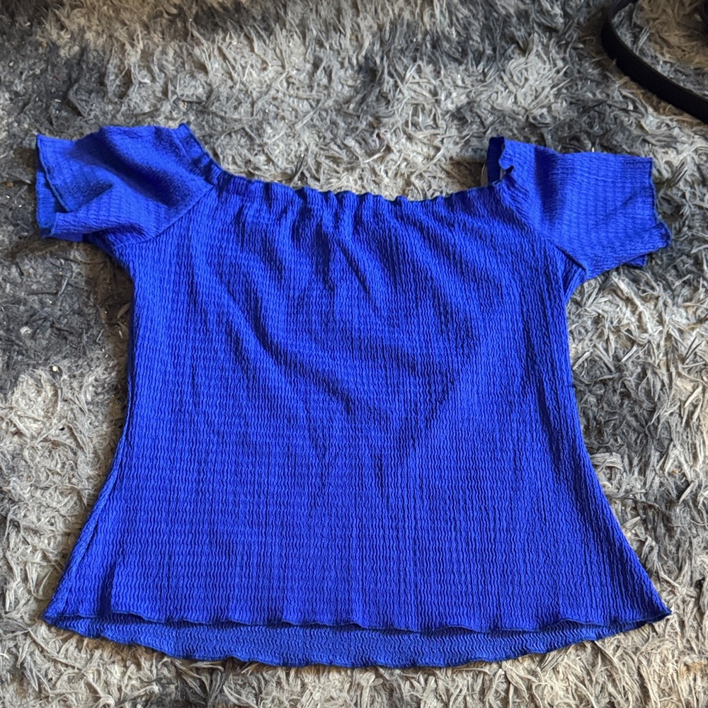 Elegant Blue Women's Top
